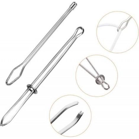 Enfile-Cordon - Kit Remplacement Cordon Serrage - Pour Pantalons Survêtement Maillots Bain Manteaux - 17 Pièces (1/5)
