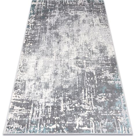 Teppich CORE W9782 - Strukturell, zwei Ebenen aus Vlies, elfenbein / grau grey 80x150 cm