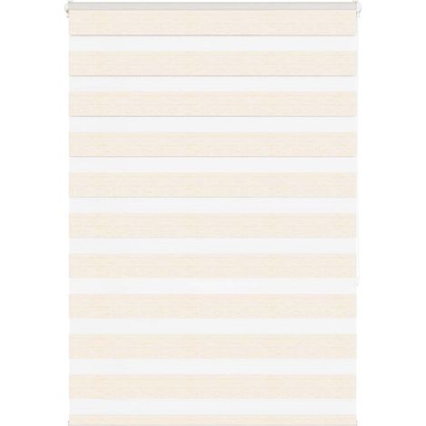 Doppelrollo Marmorbeige 105x150cm Stoffbreite 100,9 cm Polyester