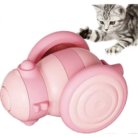 Automatisches Katzenspielzeug mit Bewegung, bienenförmiges elektrisches Katzenspielzeug mit Licht, farbenfrohes Katzenspielzeug, intelligentes Selbstspielspielzeug für Katzen und Kätzchen