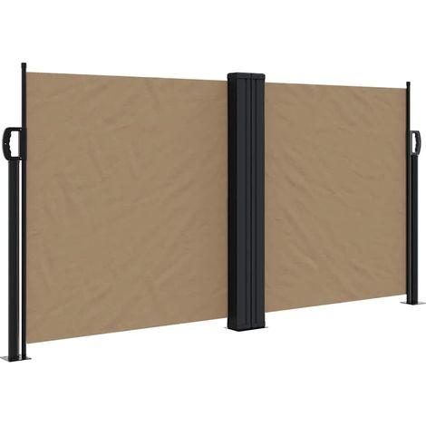 Maison Exclusive - Tenda da Sole Laterale Retrattile Tortora 120x1000 cm
