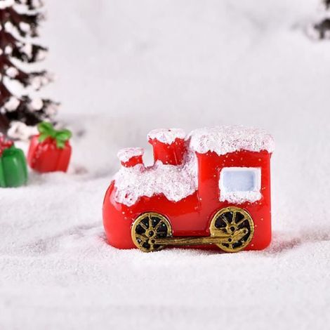 Figurines De Noel - Resine - Decoration Rustique Pour Maison De Poupée Boule A Neige Et Jardin Miniature - 14 Styles - Lot De 1 (1/3)