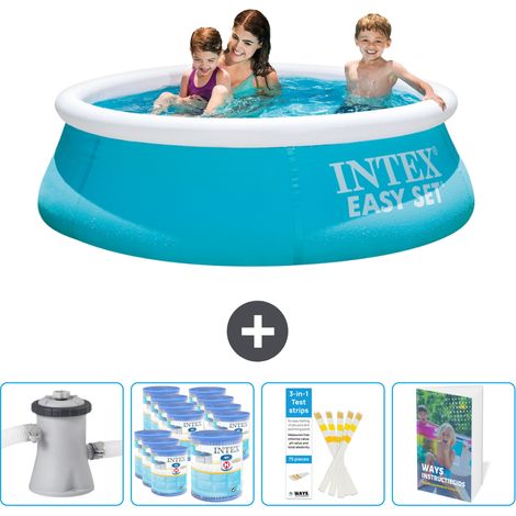 Intex Piscine Easy Set Ronde - 183x51 cm - 5-pièces  SCB123 (1/5)