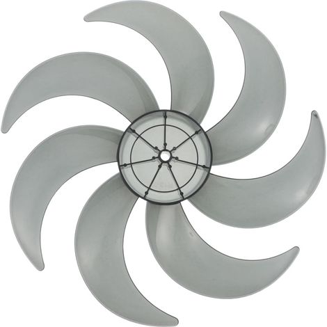 12-Zoll-Kunststoff-Ersatzlüfterpropeller mit 7 bionischen Flügeln für Camping, einfache Installation und verbesserter Luftstrom, Lüfterzubehör (1/5)