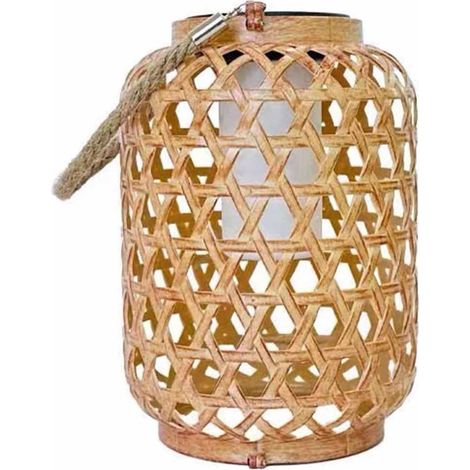 Lanterne Solaire Extérieure - Suspension Décorative à Motif Ajouré - Éclairage de Jardin LED - IP65 - 21x14x14 cm - 1 Pièce (1/5)