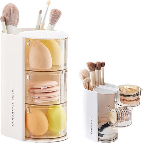 Boîte de rangement de maquillage, support de pinceau de maquillage, tiroir de boîte de rangement de maquillage, boîte de rangement de pinceau de maquillage, boîte de rangement de cosmétiques