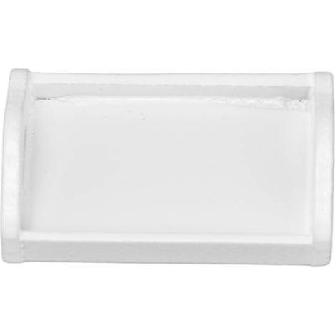Plateau de service miniature blanc pour poupées 1:12 - Plateau de nourriture simulé réaliste pour maison de poupée (1/5)
