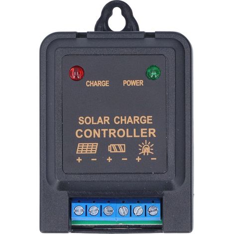 Régulateur de Charge Solaire 6V 12V 3A pour Batterie et Lampes LED (1/5)