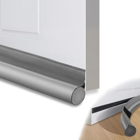 1 Piece, Weatherproof Single Sided Door Sweep Black, Single Sided Door Sweep 95cm, Weatherstrip Door Seal, Single Sided Weatherstrip, Gray (1/5)