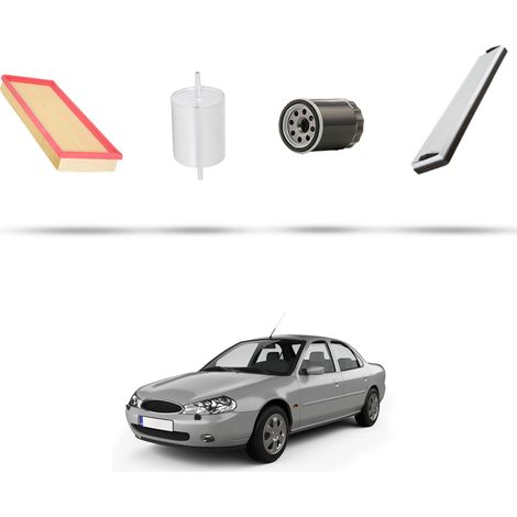 Kit tagliando 4 filtri compatibile con Ford Mondeo III 1.8 Sci 96kw dal 2003 dal 2007 (1/5)