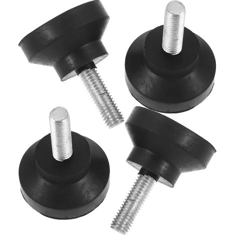 Dispositif de nivellement de pieds réglables pour machines, fileté, adapté aux pieds de nivellement, ensemble de 4 pièces, robuste. (1/5)