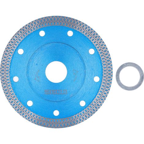 Ortviai Disque à tronçonner diamant 115 mm pour céramique, granit et marbre – coupe sèche & humide, couleur bleue (1/5)