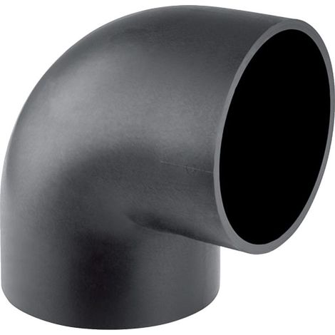 Geberit Bogen 88,5 Grad, DN 100, 110mm, PE-HD, Schwarz, 367088161 (1/5)