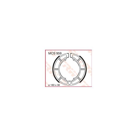 Jeu de mâchoires de frein TRW MCS959 SUZUKI