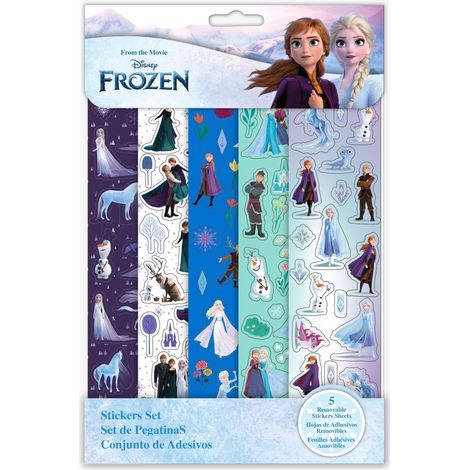 Lot de 58 autocollants Frozen FR50026