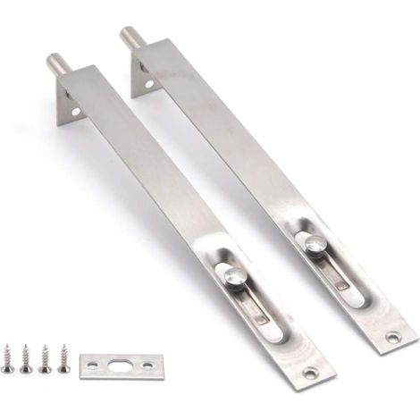 Levier de levier de porte affleurant de porte en acier inoxydable Loquet Loquet Flush Bolt Lock 8 pouces