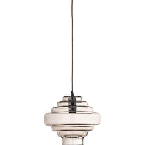 Bloomingville - Ilua Pendant Lamp - Brown - Glass