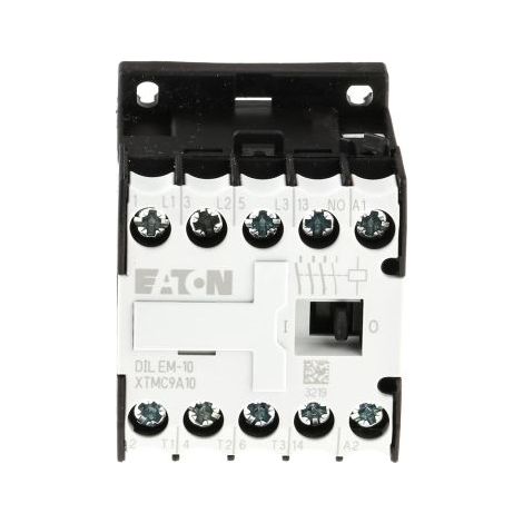 Eaton – Contacteur 3 NO 4 kW 230 V/AC 9 A – Pour moteurs jusqu'à 4 kW – Indice de protection IP20 – Dimensions compactes pour espaces exigus