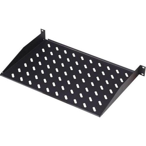 Digitus Estante fijo para armario rack negro 48,3x40 cm