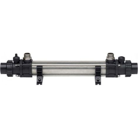 Echangeur thermique Titane 70kW – Débit 5.2 m³/h – Dimensions 817x141x158mm – Poids 4kg pour piscine hors-sol et enterrée – Vulcan (1/4)