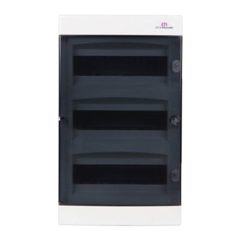 ETI-POLAM 38895571315 DIDO 001101070 DISTRIBUTEUR DE MODULES 3 X 12 MM TRANSPARENT IP40 ECT36PT-S
