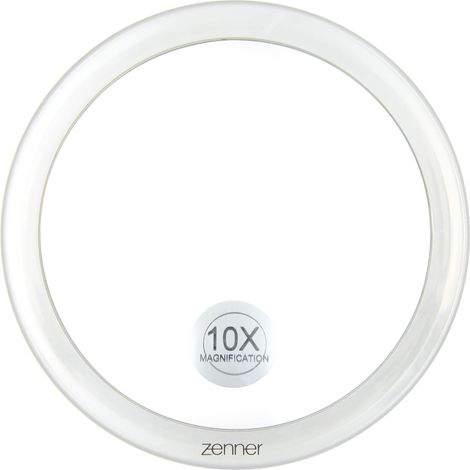 Miroir Grossissant 10x avec Ventouses - Petit Miroir de Maquillage (1/5)