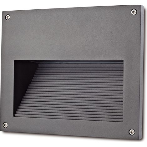 Foco empotrable de pared SMART LED COB 10 W 1101 lm 3000 K CRI90 IP65 77° Antracita (1/3)