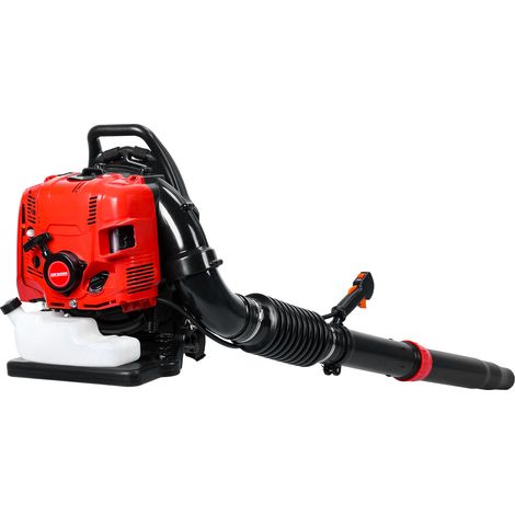 FIOANO Souffleur thermique 3700W,Souffleur de feuilles à dos, superpuissance, 1.7L, 900CFM, 7100r/min, 78.6cc, ROUGE (1/5)
