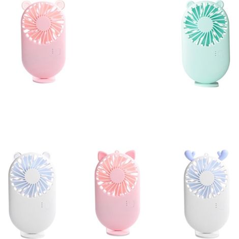 Mini Ventilateur Portable Silencieux Rechargeable USB pour (1/5)