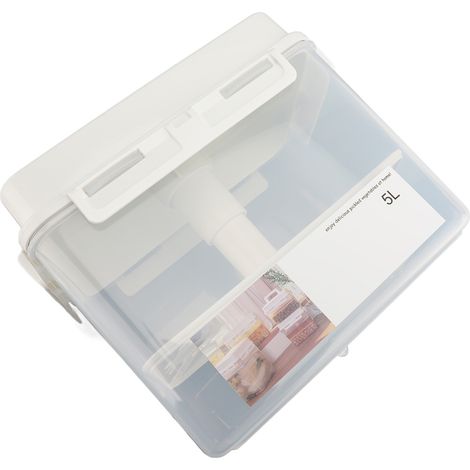 Contenitore per fermentazione da 5 litri, ermetico grazie al coperchio a tenuta stagna, portatile con maniglia. Adatto per sottaceti. (1/5)