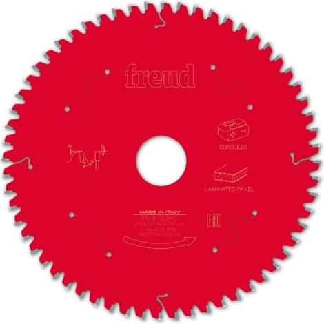 Freud – Lame de scie circulaire 210mm F03FS10078 – Pour mélaminés et MDF – Dents en carbure TiCo – Coupe nette et durable (1/2)