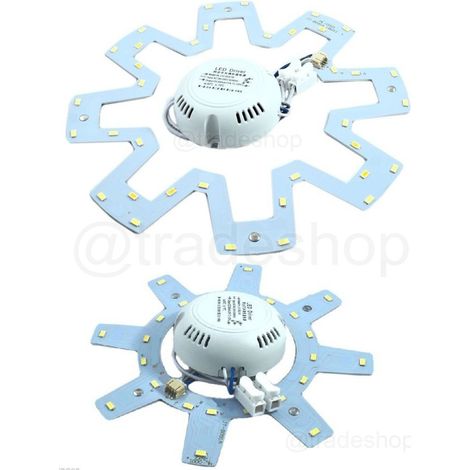 Kit Smd Led Pannello Luce 12w 20w 22w Conversion Plafoniera Vecchio Neon 20 Watts