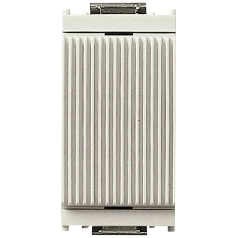 VIMAR - 1 COPRIFORO FRONTE RIGATO SERIEIDEA COLORE BIANCO 16540.B