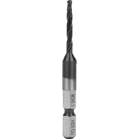 Multifunktionaler Gewindebohrer-Schraubendreher mit integriertem Bohrer-Set M3 x 0,5 (TIAIN) (1/4)