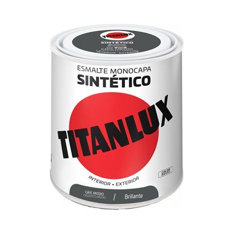Esmalte gris medio 750ml 549 titanlux (1/9)