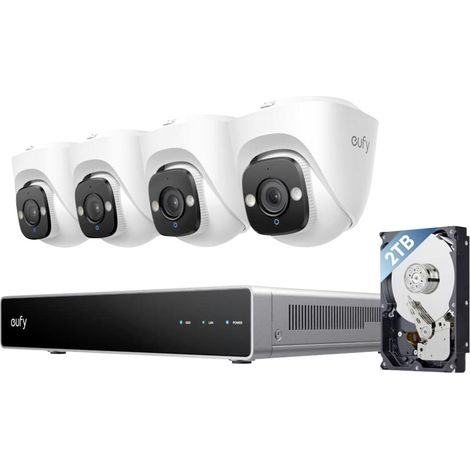 eufy eufy NVR Security System E41 E8P10321 Kabelgebunden, LAN IP-Netzwerk-Videorecorder-Set   3840 x (1/5)