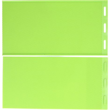 2 pièces 5.4mm Silicone cire d'abeille feuille moule cire d'abeille fondation presse moule apiculteur équipement