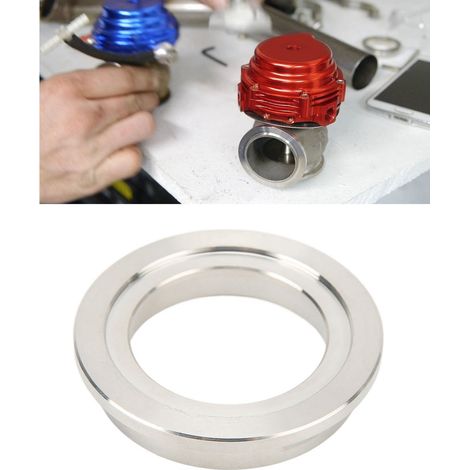 Bride d'entrée de soupape d'échappement soudée en acier inoxydable 304 de 44 mm pour Tial MV-R côté admission (côté collecteur) (1/5)