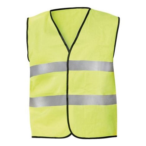 Gilet de sécurité - WOLFPACK - Homologué - 100 % polyester - Bandes réfléchissantes - Certifié CE