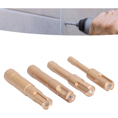 Outil de perçage à sec pour brasage du marbre (jeu de 4 pièces) (1/5)