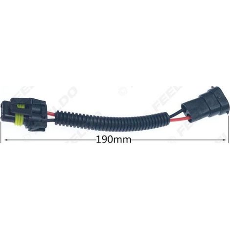 Adaptateur de douille pour lampe LED/HID automobile 9005/9006/9012 mâle vers H11 femelle (1/5)