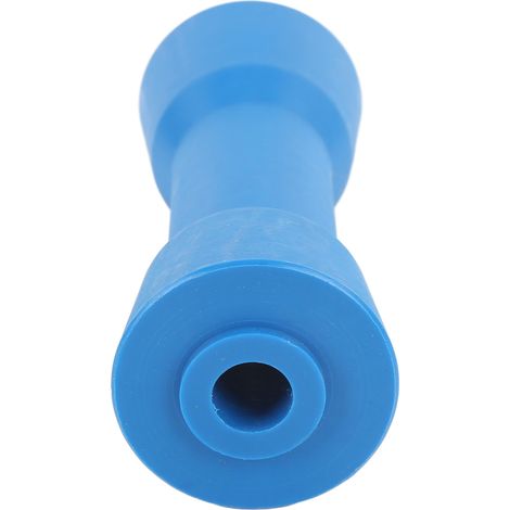 Rouleau de quille bleu PVC marin durable 160mm auto-centrant pour remorques bateaux (1/5)
