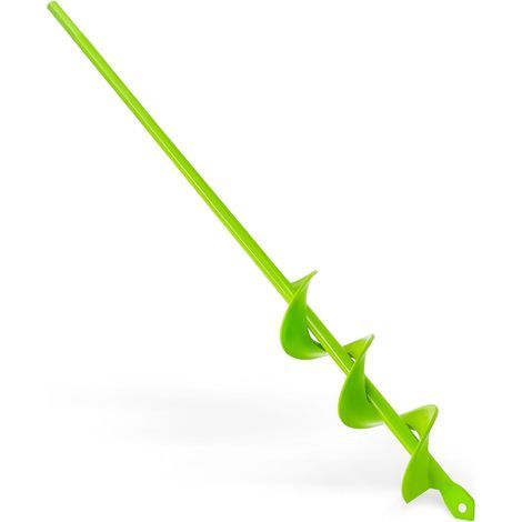 Tariere Pour Perceuse, 4x42cm, Vert, Foret De Plantation Pour Visseuse Sans Fil, Foret Pour Terre, Creuser Des Trous (1/5)