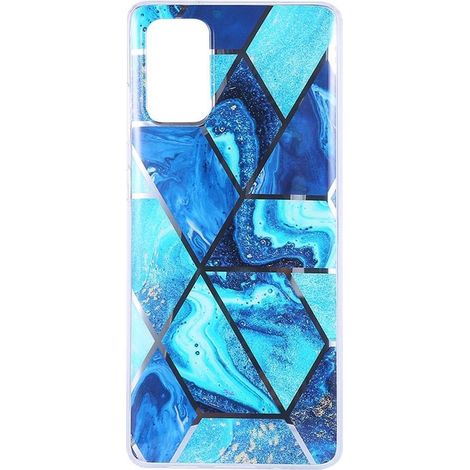 Coque souple pour Samsung Galaxy S20 - Motif mosaïque bleu - Étui de protection (1/3)