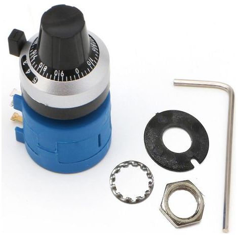 Potentiomètre rotatif 3590s-2-102l 1 kΩ, 10 tours avec compteur de tours (1/4)