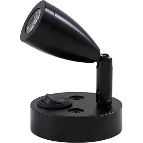 1 Lampada da lettura a LED, lampada da lettura a parete da 12 V, illuminazione interna per camper, luce da parete, punto lettura con interruttore, lampada da lettura con (1/5)