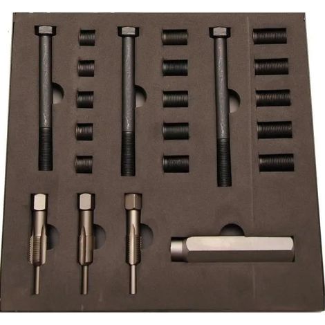 Bgs Kit de roscado M12 multicolor para reparación de motor