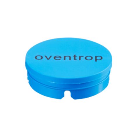 OVENTROP Abdeckkappe, blau für Optibal Kugelhähne mit verlängertem Knebelgriff aus Kunststoff, DN 20 und DN 25, 10 Stück, 1077172 (1/2)