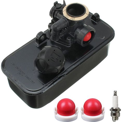 Cnornus Vergaser für Briggs & Stratton Kraftstofftank und Vergaser für Briggs & Stratton 498809 498809A 494406 Rasenmäher Ersatzteile (1/4)