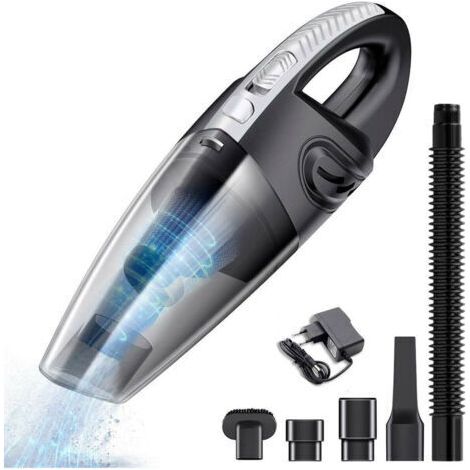 BUNTHAUS Aspirateur de voiture sans fil, aspirateur portable rechargeable ������ double usage haute puissance 120 W pour voiture et maison